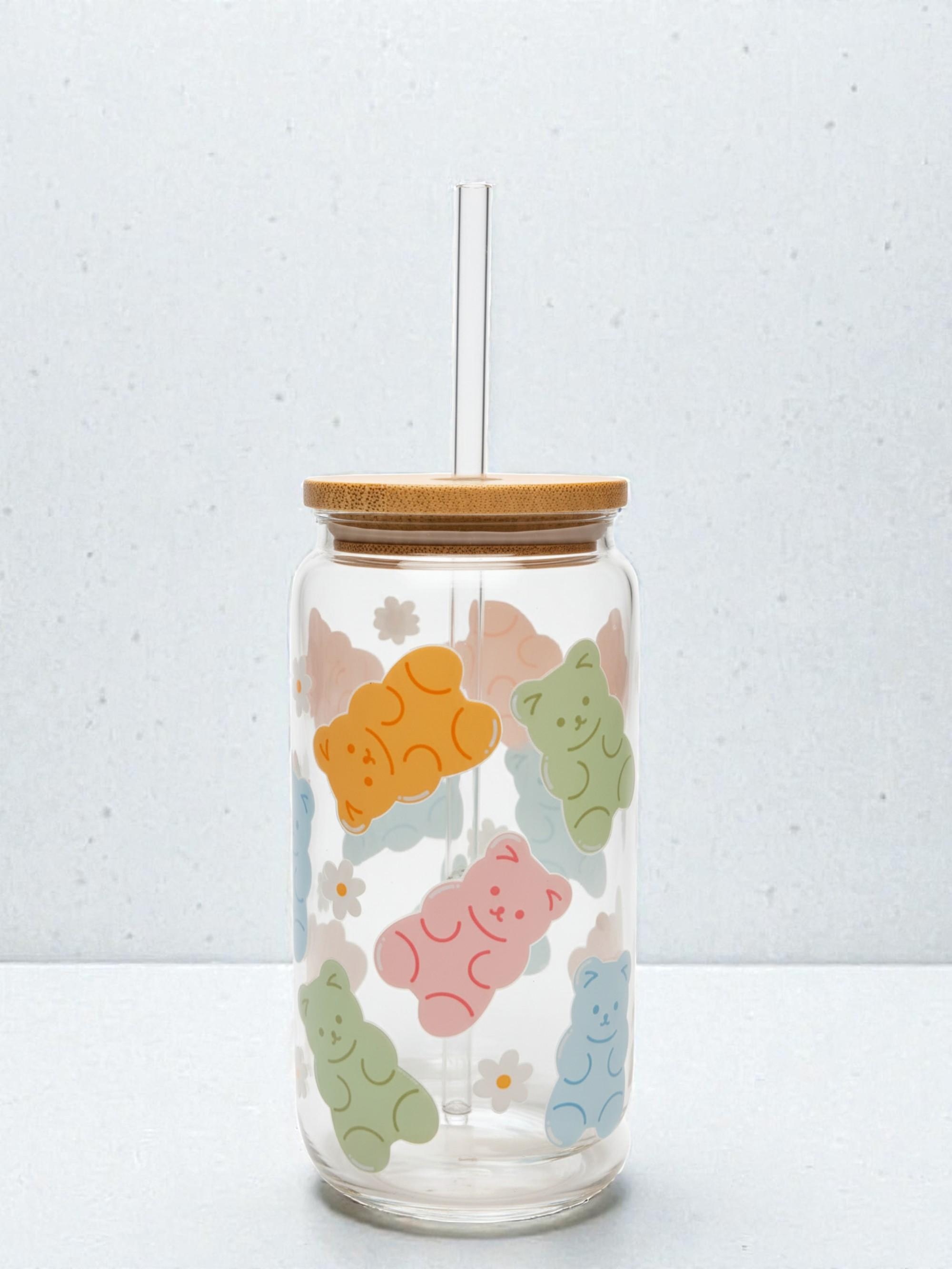 Hardplast glass gummibjørner