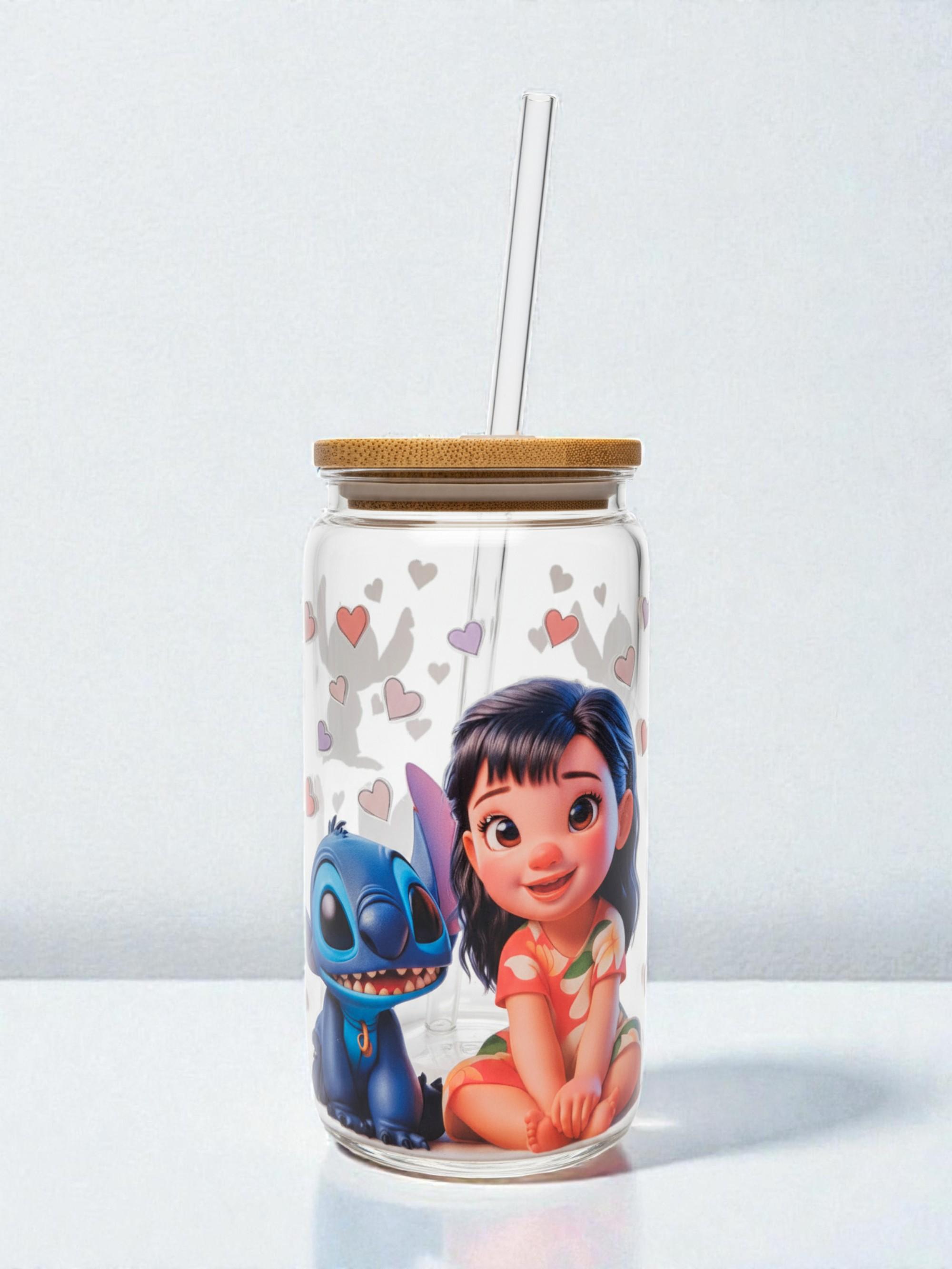 Hardplast glass Lilo og Stitch
