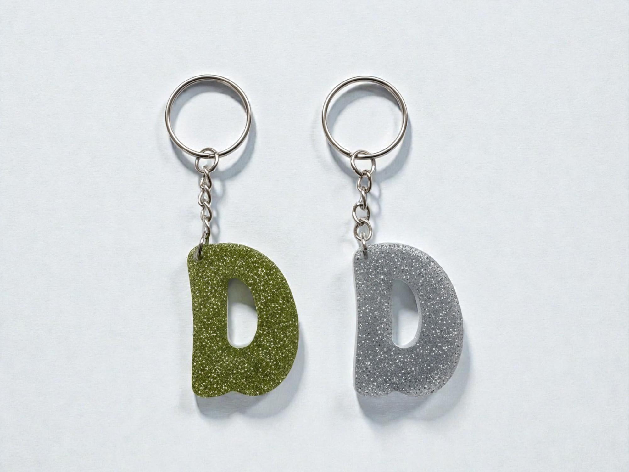 Bokstav nøkkelring D